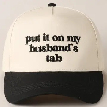 Husband's Tab Canvas Cap (2 colors)