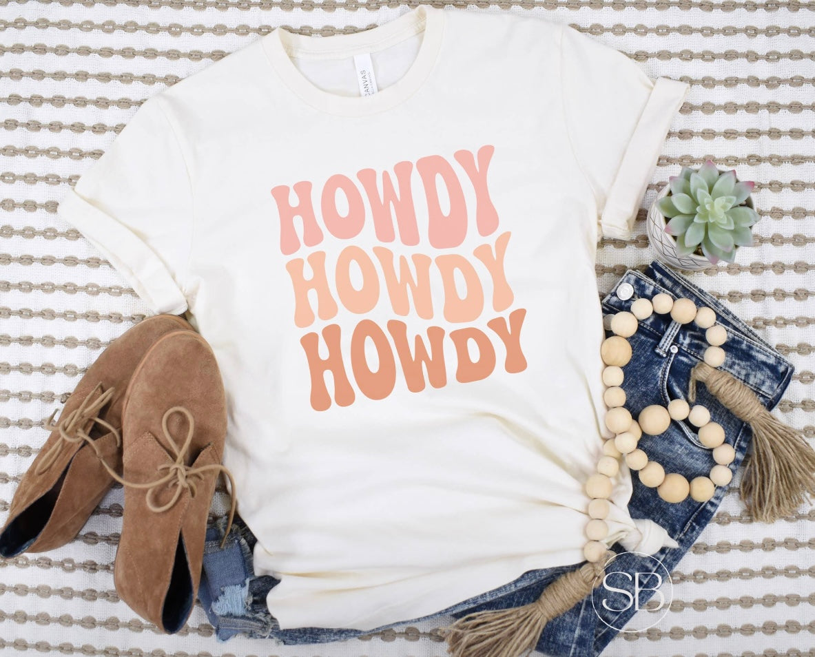 Howdy Graphic Tee - Natural
