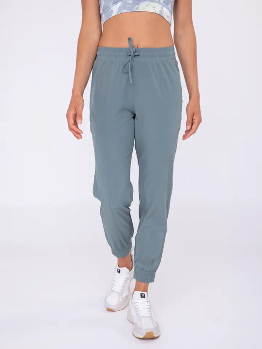 Essential Athleisure Joggers - Blue Green