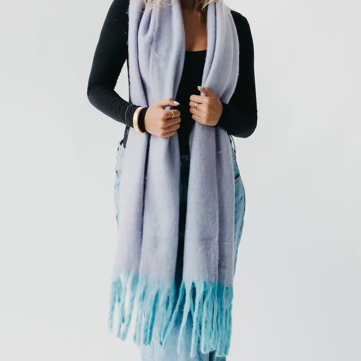 Oversized Cozy Scarf - Lavender