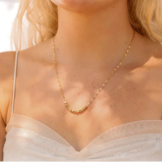 Leni 18k Gold Plated Necklace - Gold