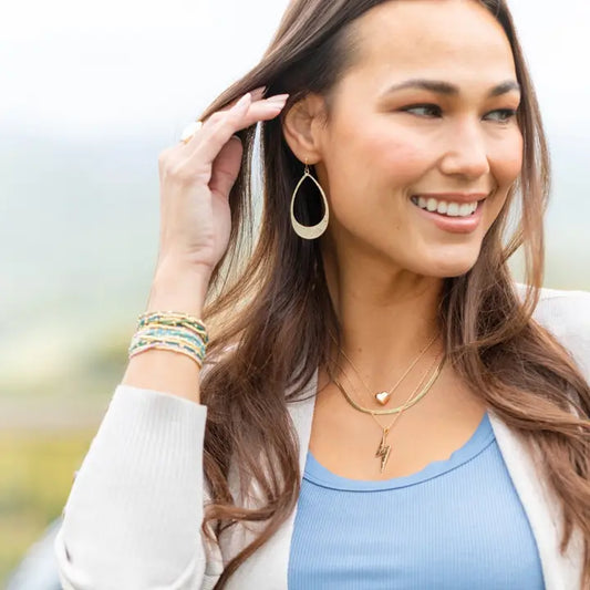 Long Teardrop Earrings (2 colors)