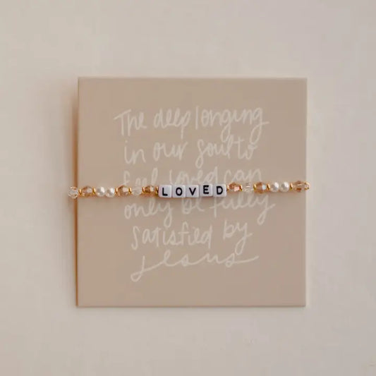 Beaded Loved Bracelet