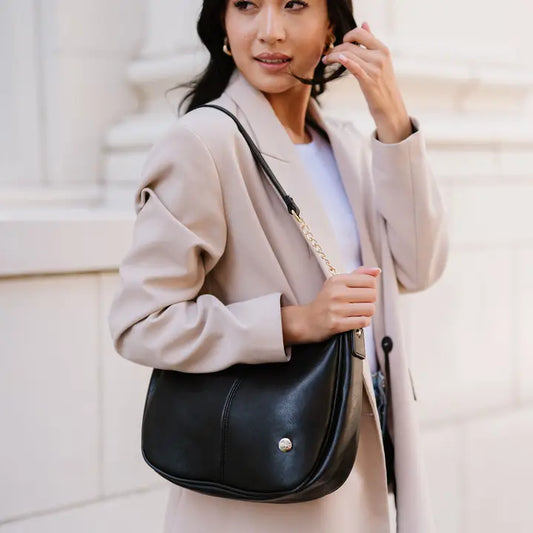 Vegan Leather Saddle Crossbody (3 colors)