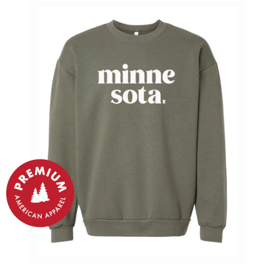 Minne Sota Crewneck - Olive