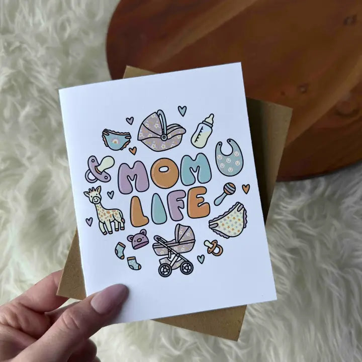 Mom Life Greeting Card