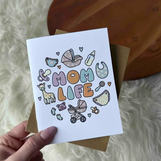 Mom Life Greeting Card