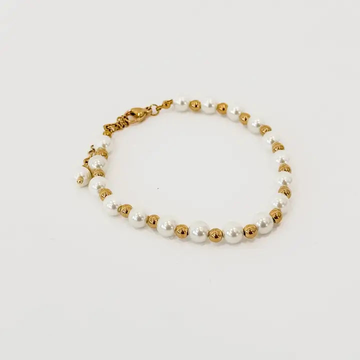 Elegant Pearl Chain Bracelet (2 colors) - WATERPROOF