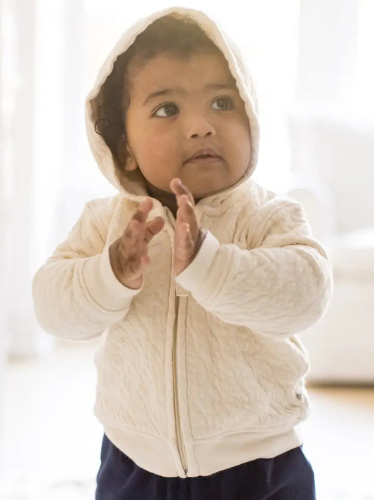 Organic Cotton Quilted Baby Jacket