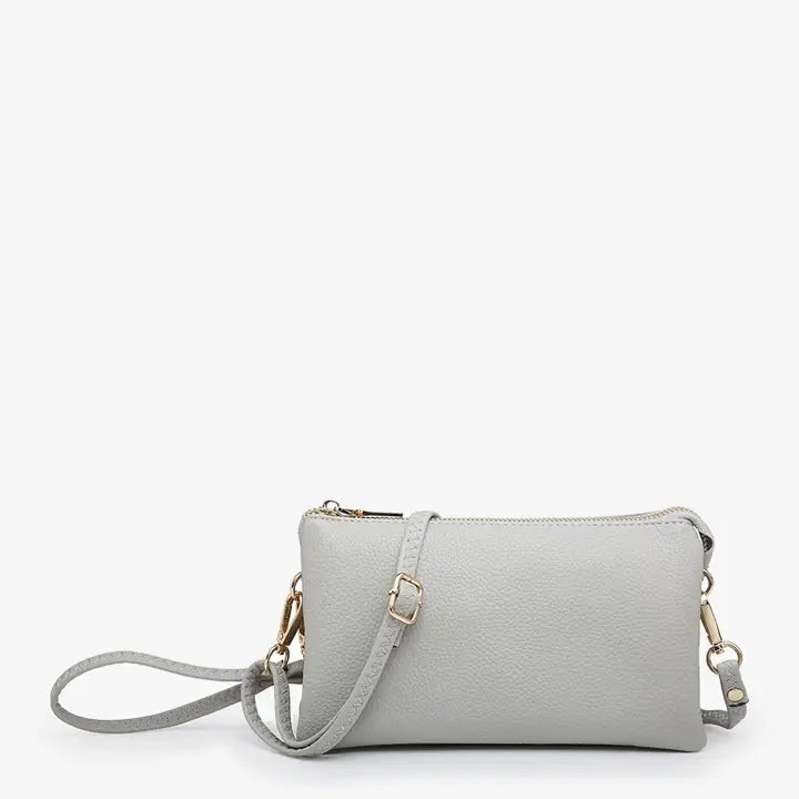 Vegan Leather Crossbody/Wristlet (3 colors)