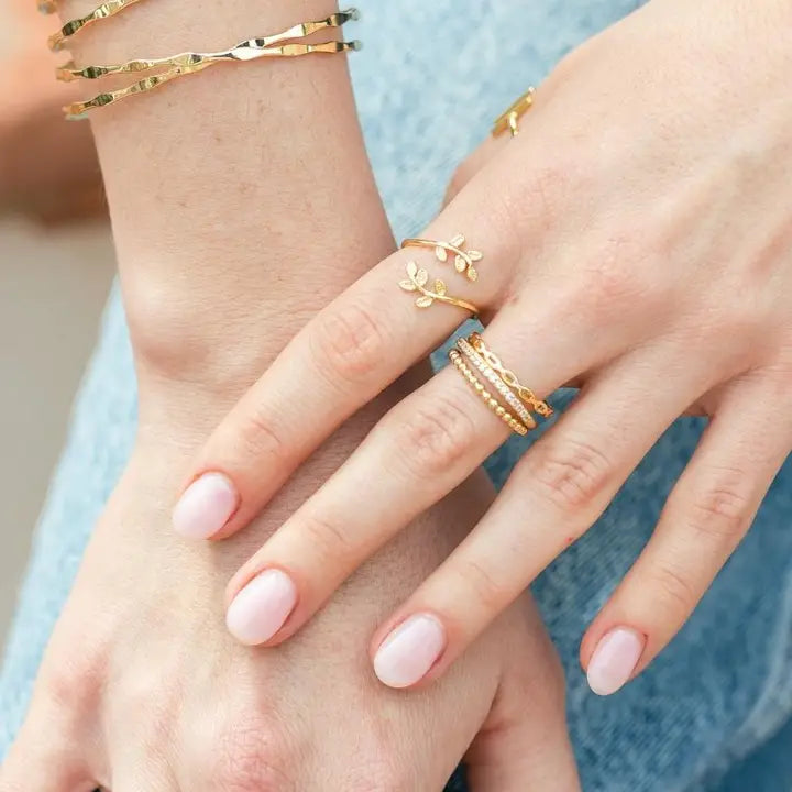 Delicate Dot Adjustable Ring (2 colors)