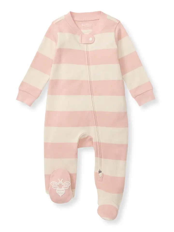 Stripe Organic Cotton Sleep - Pink