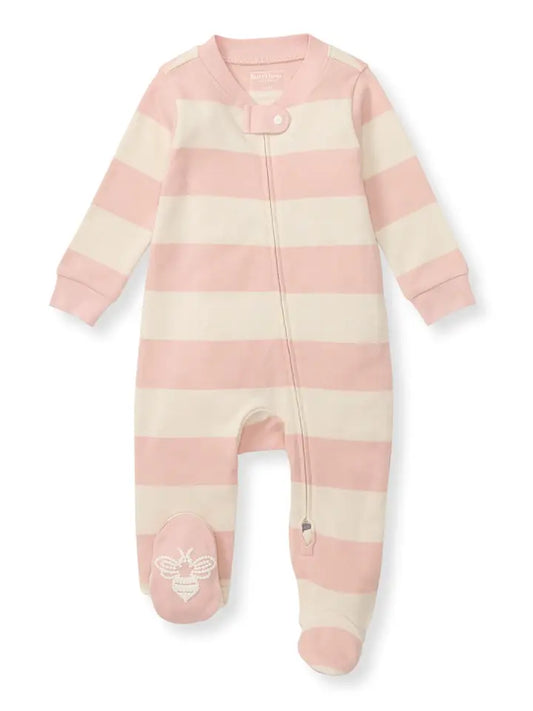 Stripe Organic Cotton Sleep - Pink