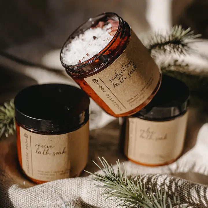 Natural Herbal Bath Salts (2 scents)