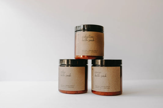 Natural Herbal Bath Salts (2 scents)