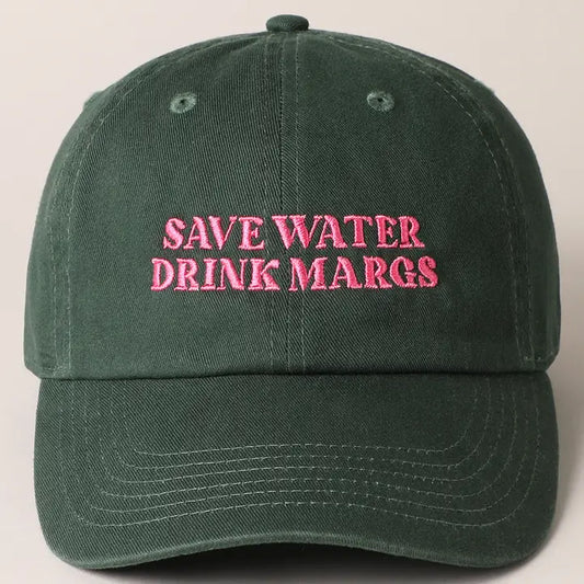 Save Water, Drink Margs Hat - Green