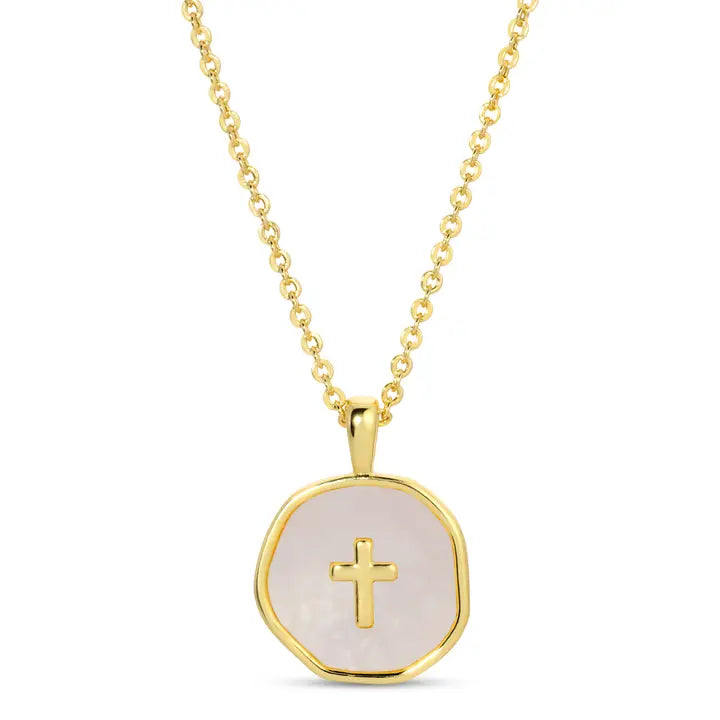 Shell Cross Necklace