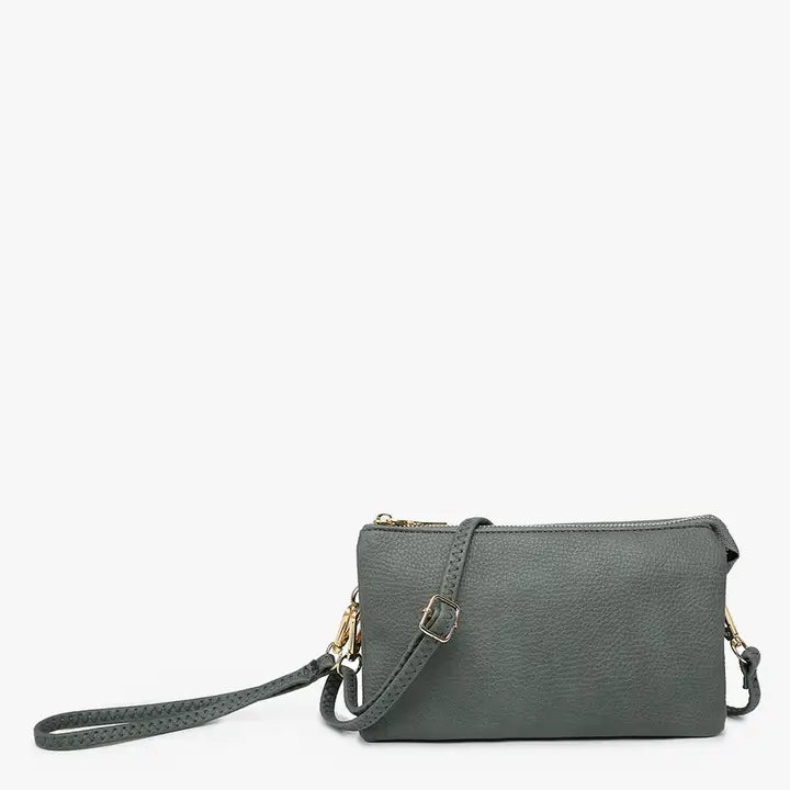 Vegan Leather Crossbody/Wristlet (5 colors)