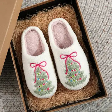 Christmas Tree Slippers