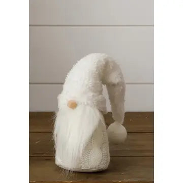 Fuzzy White Gnome (2 sizes)