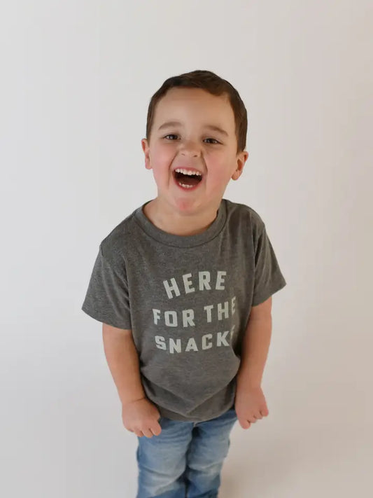 Here For The Snacks Toddler Tee