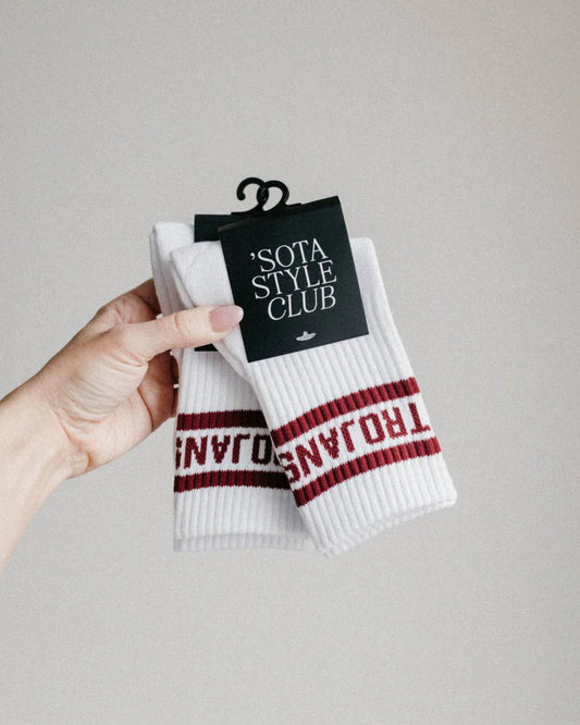 Trojans Youth Crew Socks
