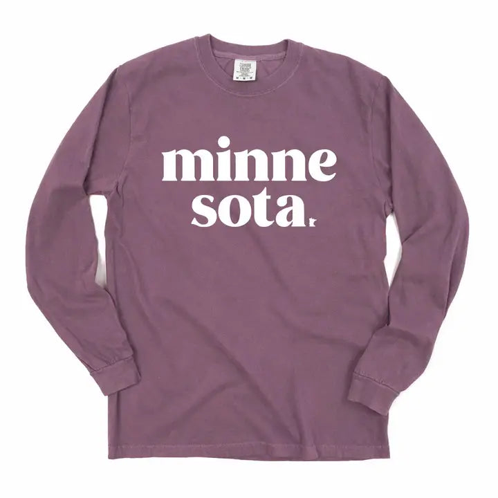 Stacked Minnesota Long Sleeve - Berry