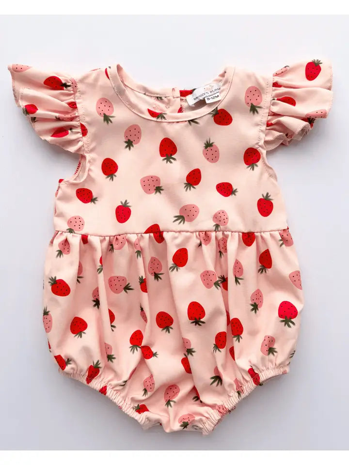 Strawberry Shortcake Bubble Romper