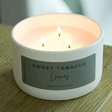 Sweet Tobacco Leaves Soy Candle - 10oz