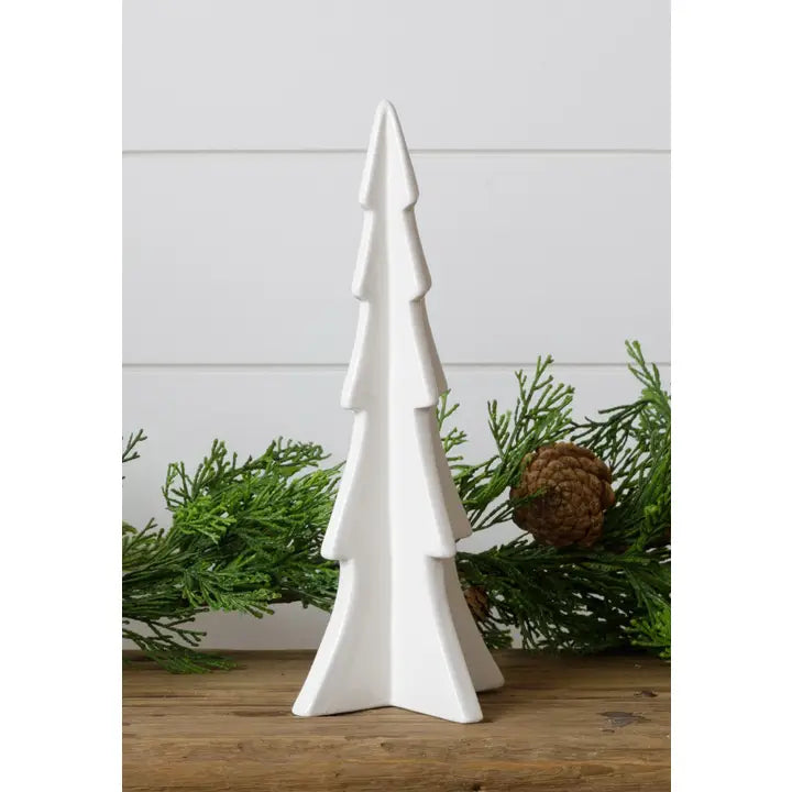 Tall Ceramic Tree - White