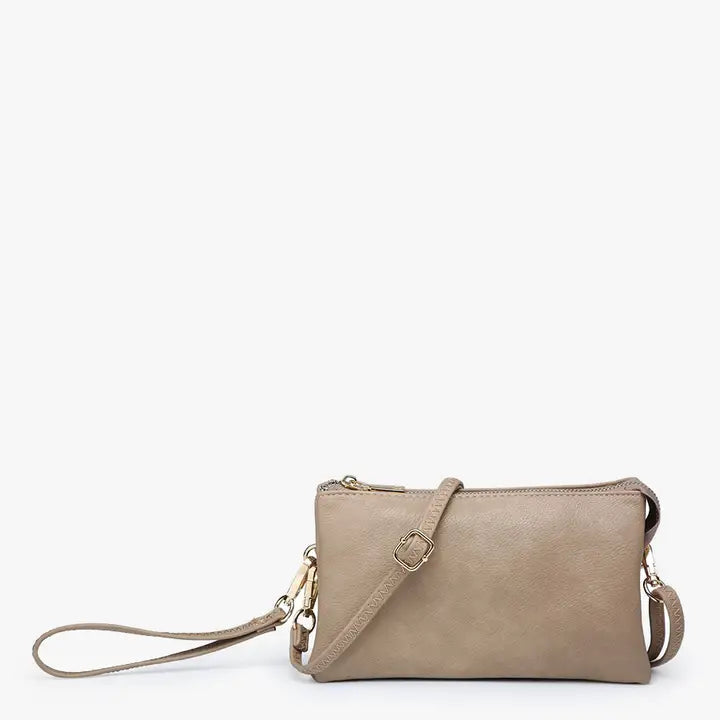 Vegan Leather Crossbody/Wristlet (3 colors)