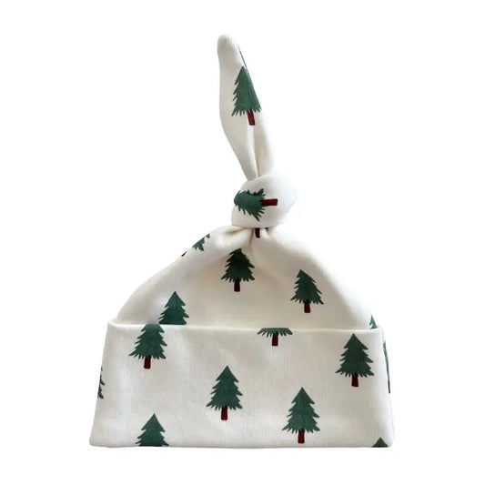 Trees Baby Organic Knot Hat - 0-6 mo