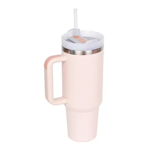 Stainless Steel 40oz Tumbler - Light Pink