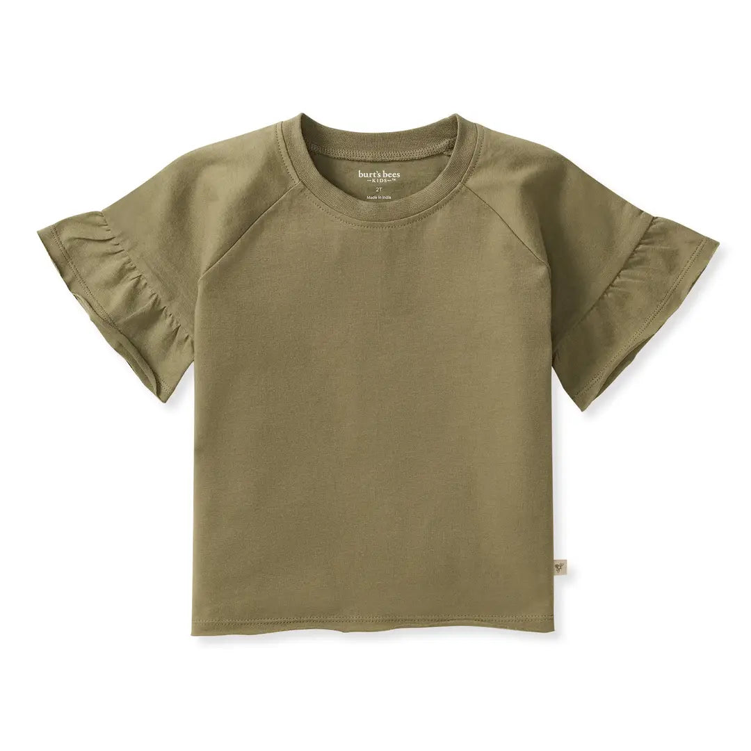 Toddler Bell Sleeve Tunic - Olive