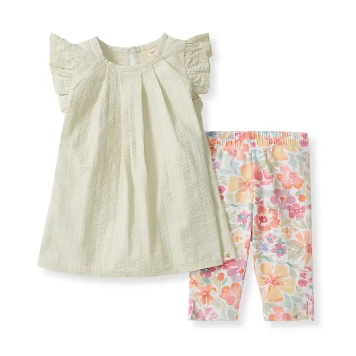 Toddler Floral Tunic & Pants Set
