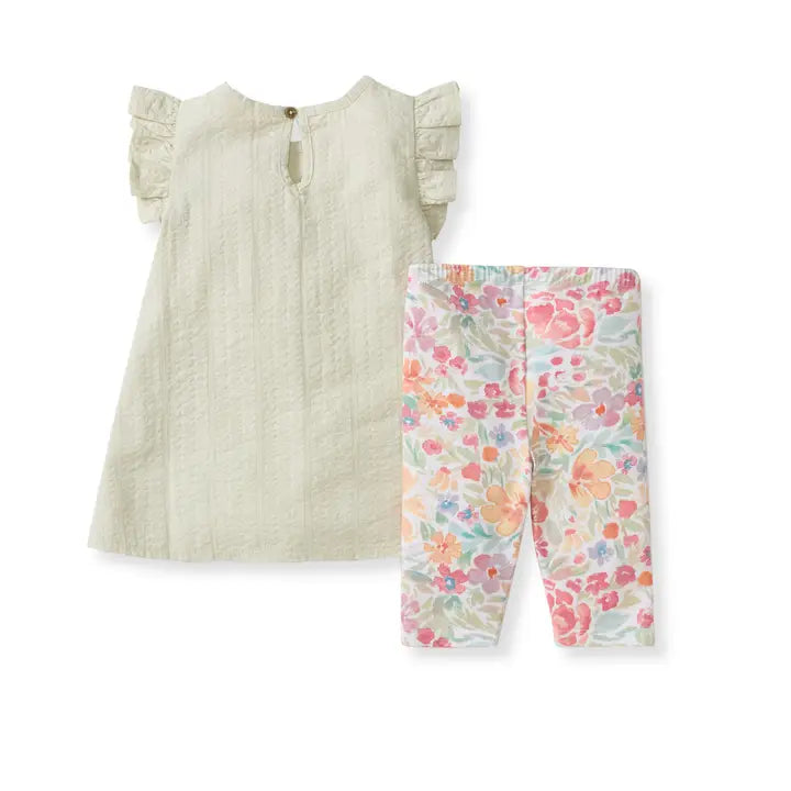 Toddler Floral Tunic & Pants Set