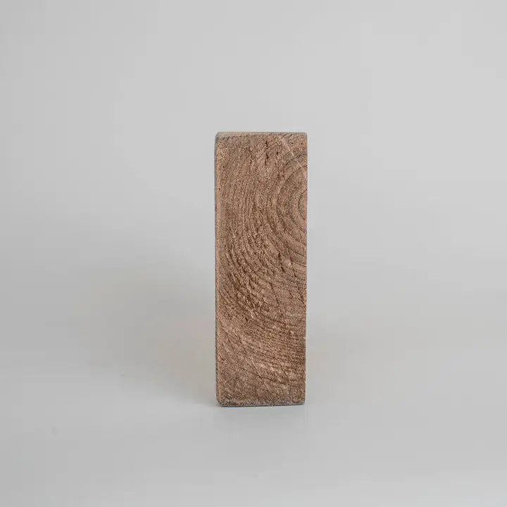 USA Flag Wood Decor Block