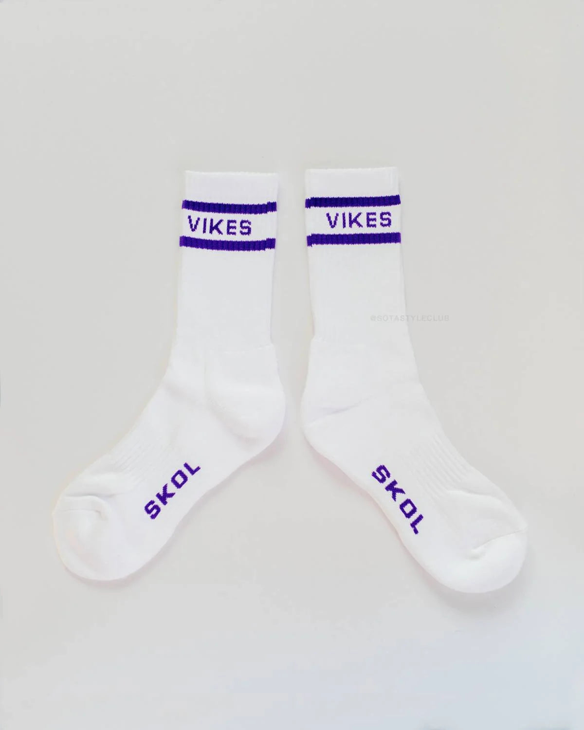 Vikes Adult Crew Socks