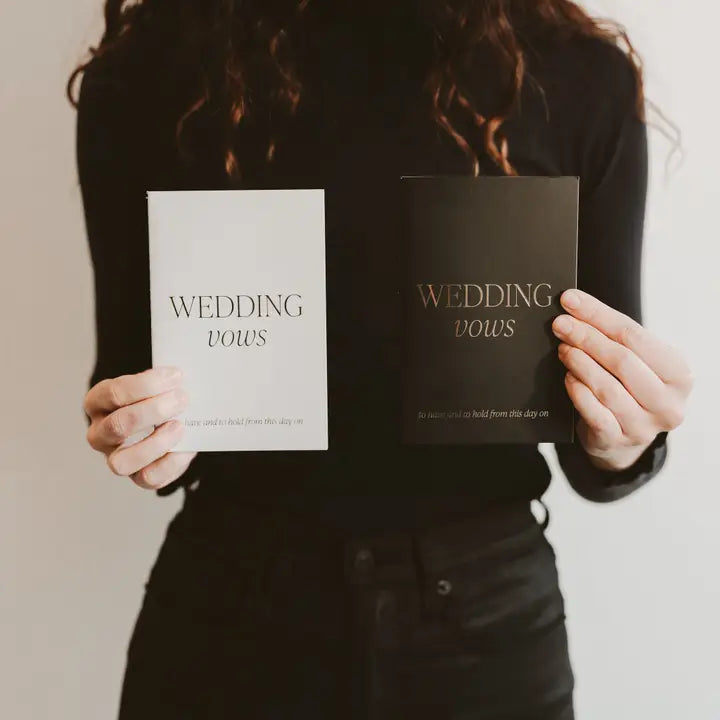 Wedding Vow Booklet Set