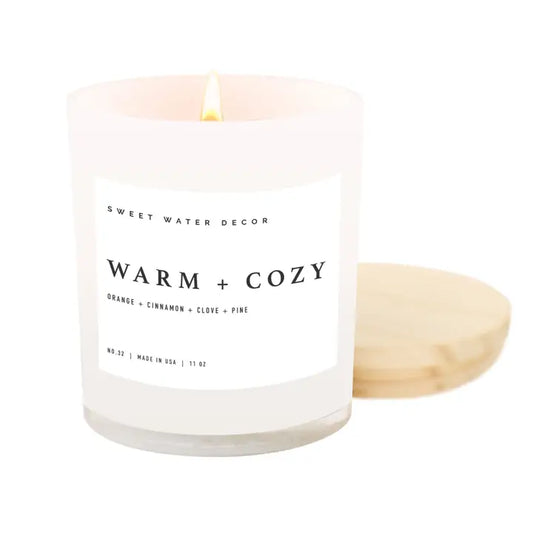 Warm and Cozy Soy Candle - 11oz