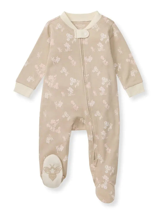 Whimsical Floral Organic Cotton Onesie