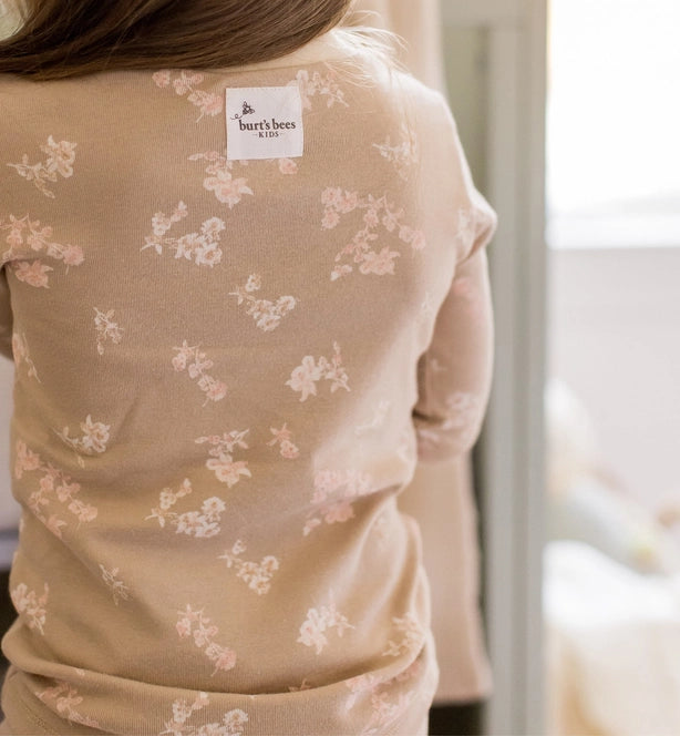 Whimsical Floral Organic Cotton Onesie