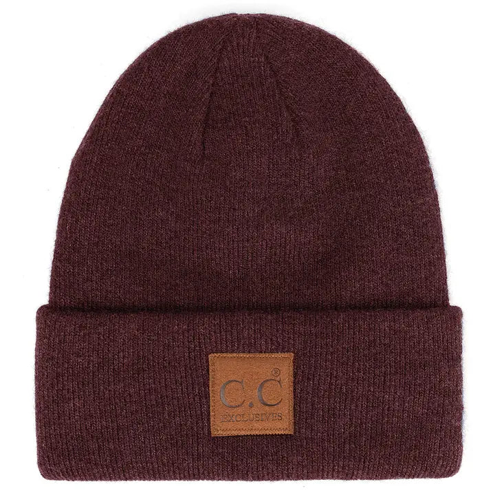 Unisex Heather Knit Beanie (2 colors)
