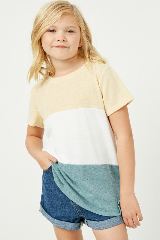 Marley Colorblock Top - Yellow Mix